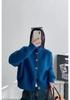 Women's Cozy Korean Style Wool Knit Cardigan - Autumn/Winter Outerwear
