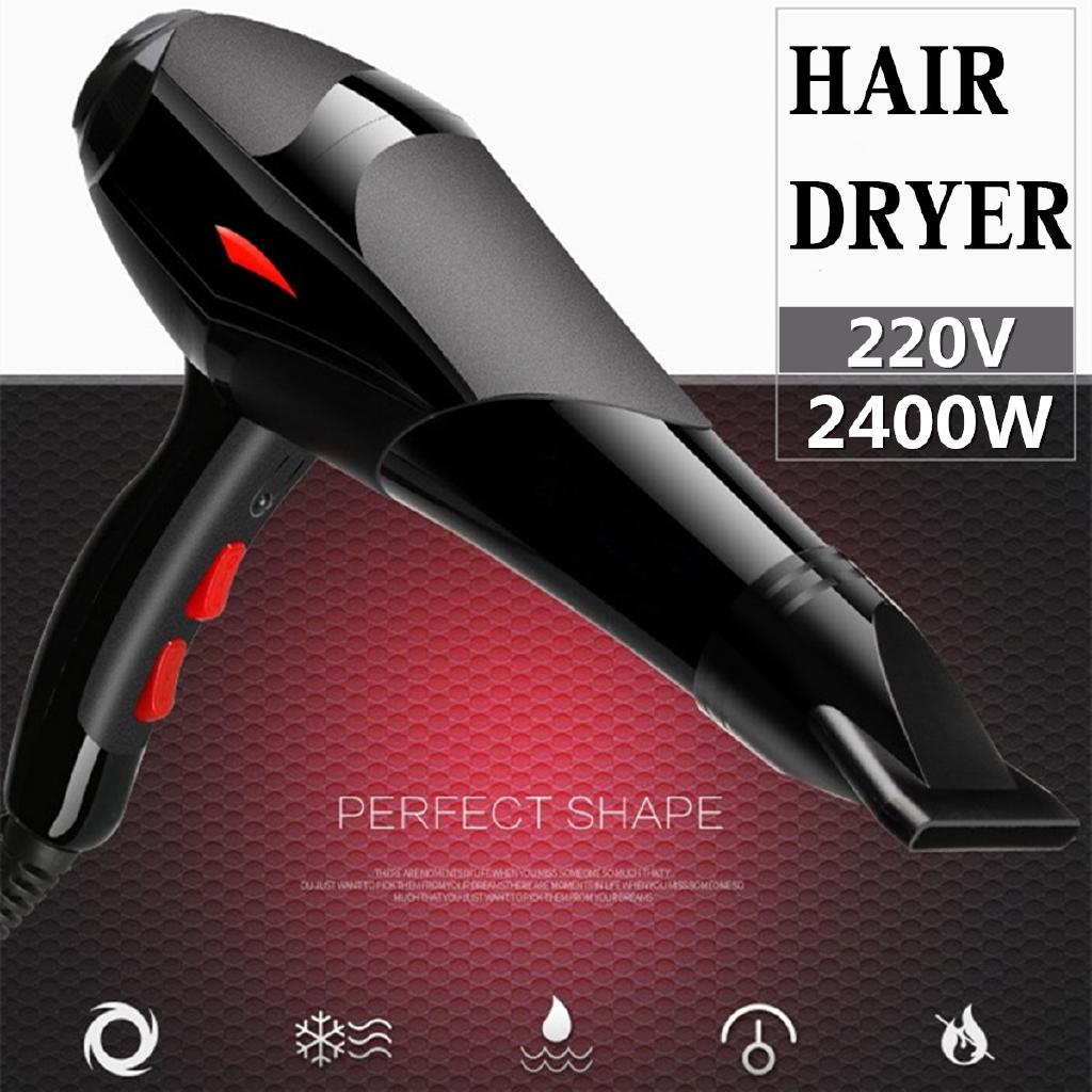 

Electric Blow Hair Dryer 2400W Fast Heating Energy-saving 2 Speed Efficient Constant Tempreture Strong Wind Professional