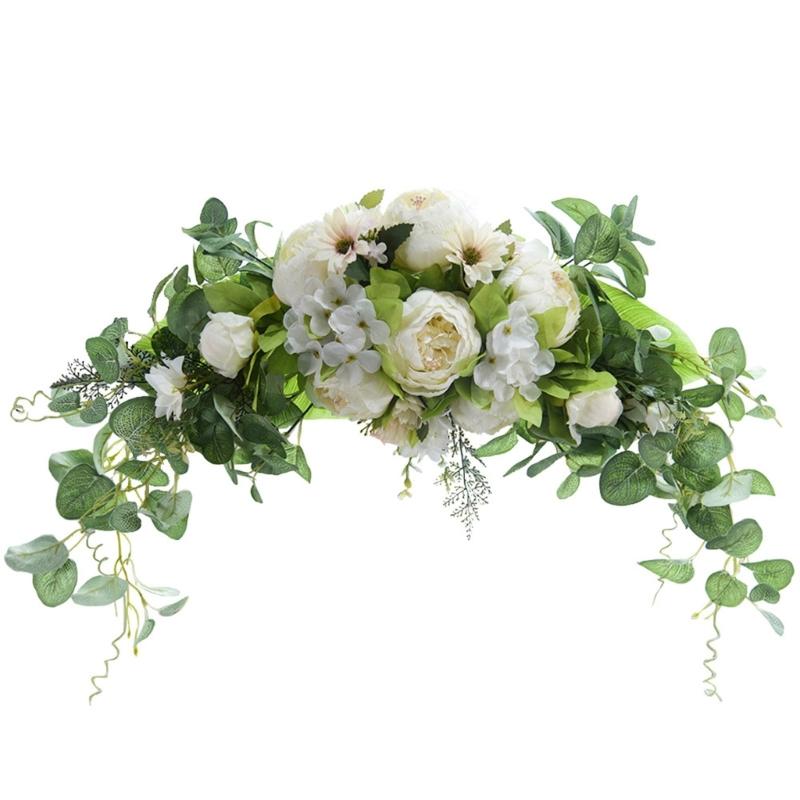 Artificial Flower Swag Wedding Arch Decoration for Wedding Reception Backdrops Wedding Ceremony Sign Flower Decoration