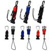 Heavy Duty Scuba Diving Camera Lanyard with Webbing Strap and Quick Release Buckle Underwater Torch Clip Accessories