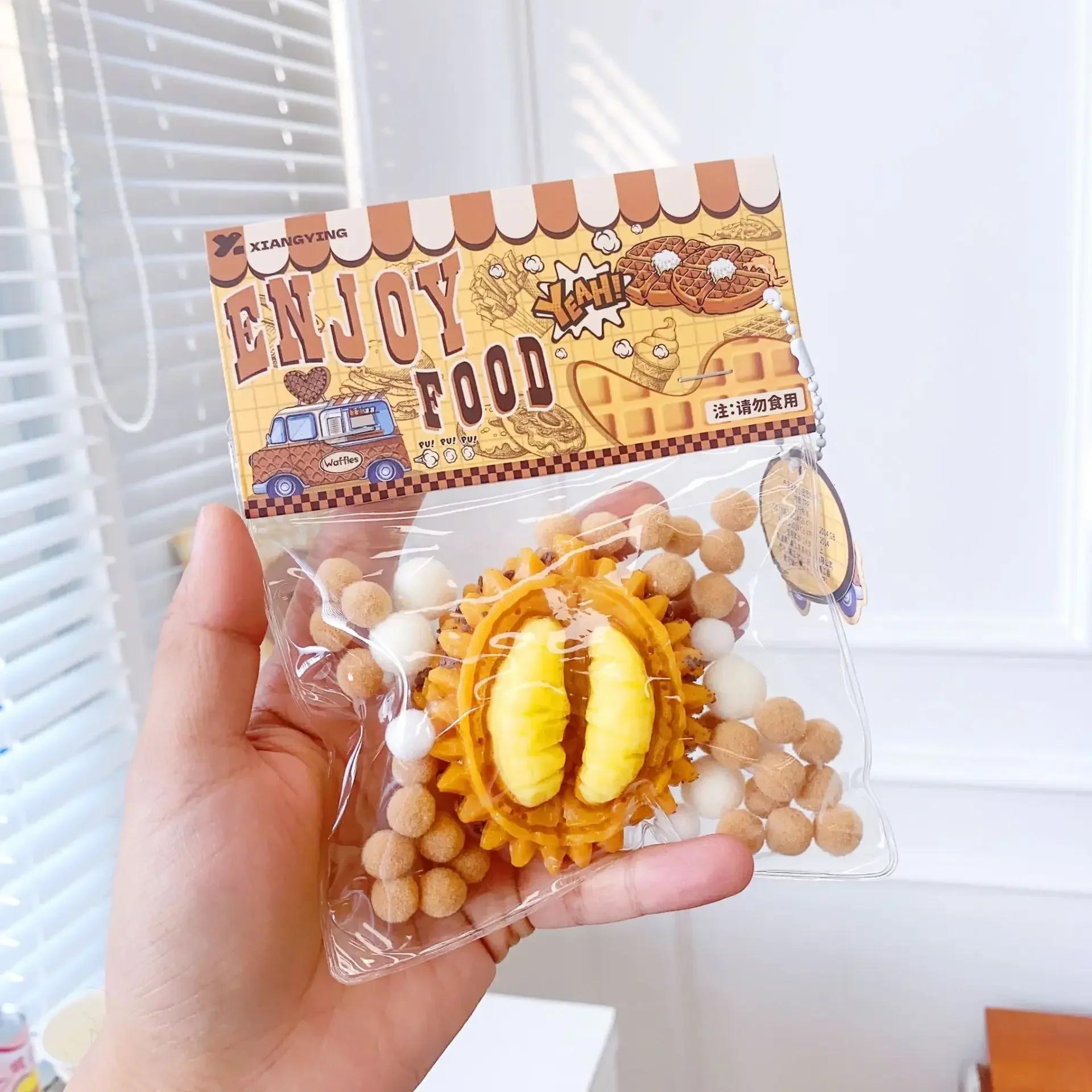 

Сквэши Еда Креативные Детские Игрушки-Непоседы Симуляция Изысканные Вафли Хлеб Тосты Пончики Медленно Поднимающиеся Сжимаемые Игрушки для Снятия Стресса