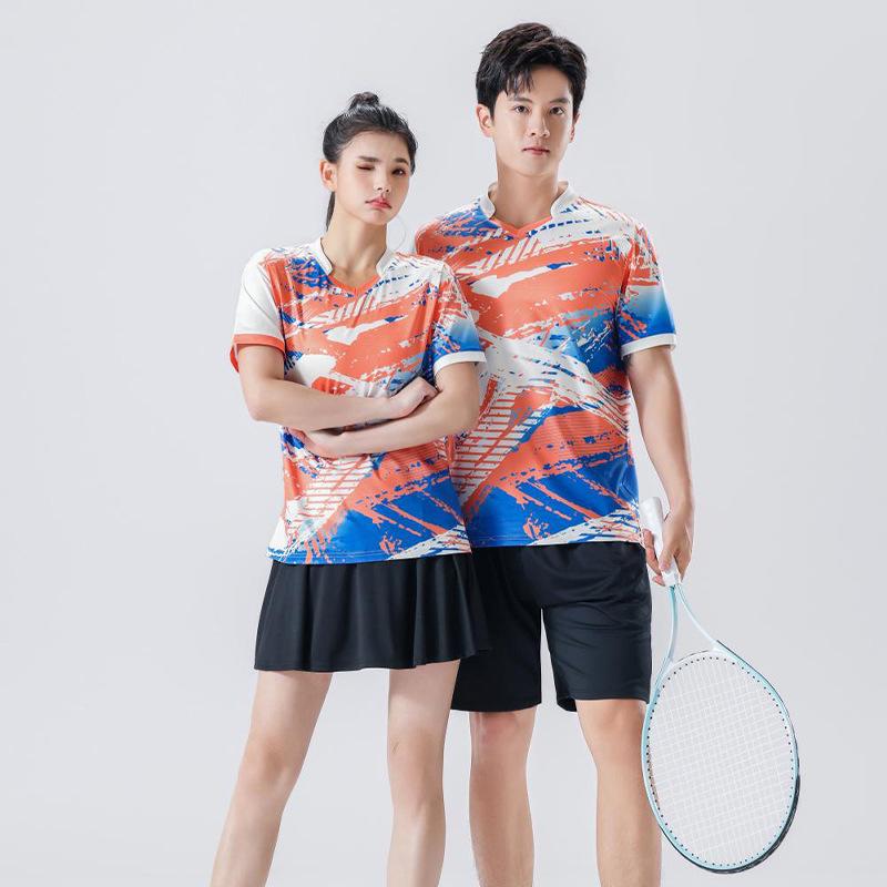 Quick-Dry Breathable Sports Suit: Men's Badminton, Women's Volleyball, Kids' Table Tennis Jersey