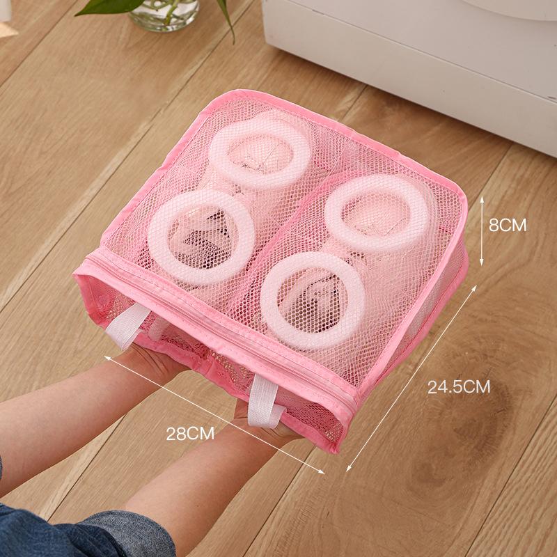 Anti-deformation Mesh Laundry Bag Washing Machine Shoes Bag Travel Storage Bags Organizer Portable Protective Airing Dry Tools