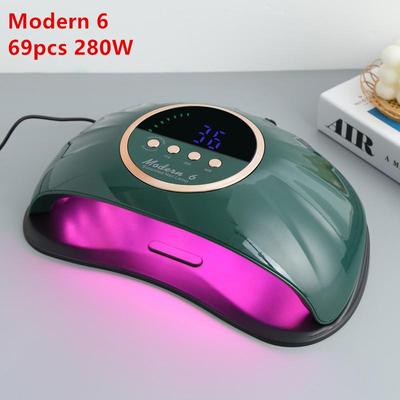 Moderner 6-268-W-Nageltrockner, LED-Nagellampe, UV-Lampe zum Aushärten aller Gel-Nagellacke mit Bewegungserkennung, Maniküre- und Pediküre-Salon-Werkzeug