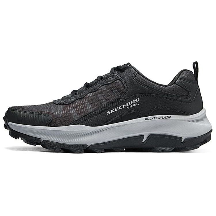 Skechers Mesh Comfortable Versatile Low-Top Casual Shoes Men sneaker Black Gray 237505-BKGY 39.5