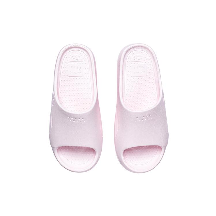 New LINING Slide Slippers Women's Light Rose Pink AGAR008-2