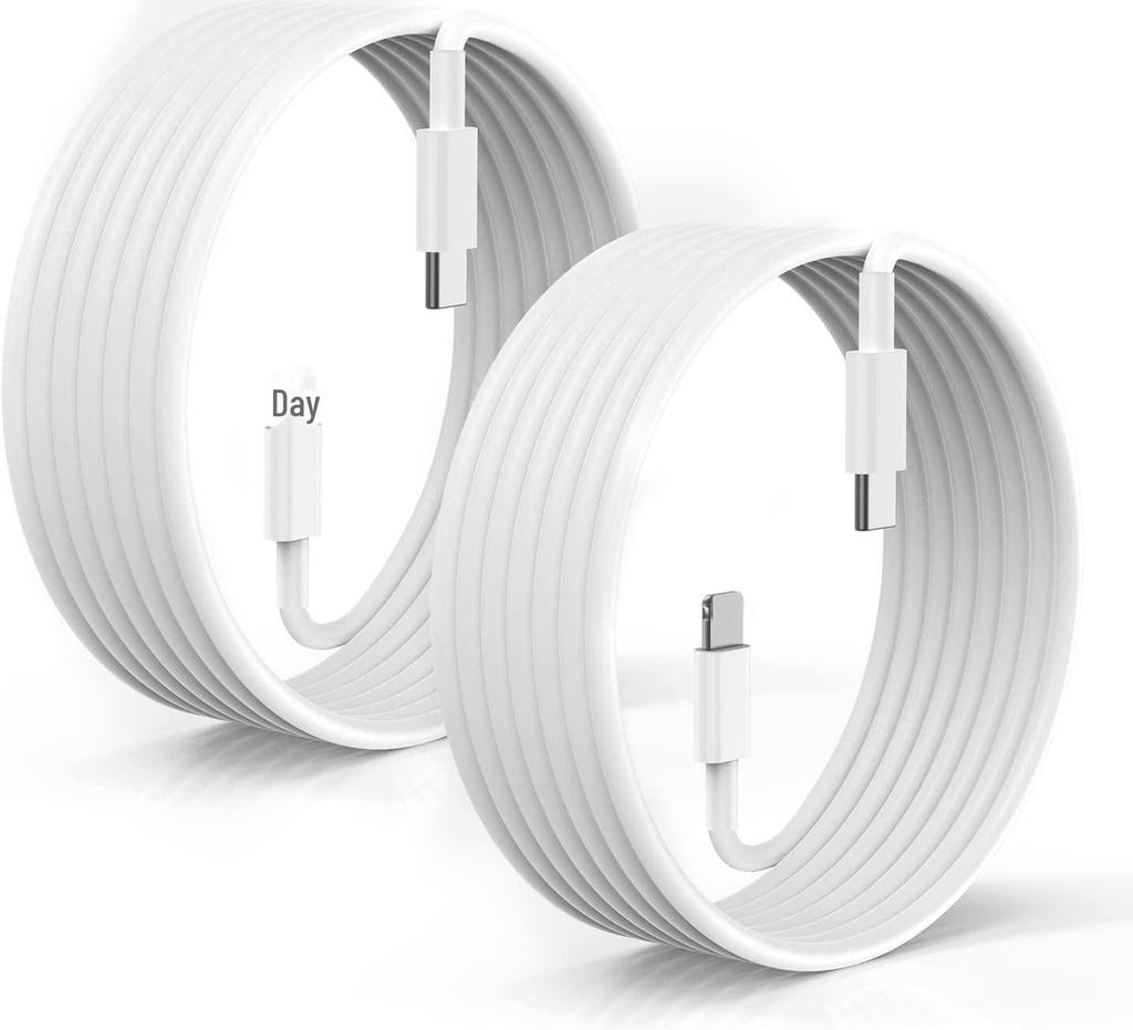 Type-C To Lightning Apple PD Fast Charging Cable: Compatible with Apple Devices for Quick Data Transfer and Charging.