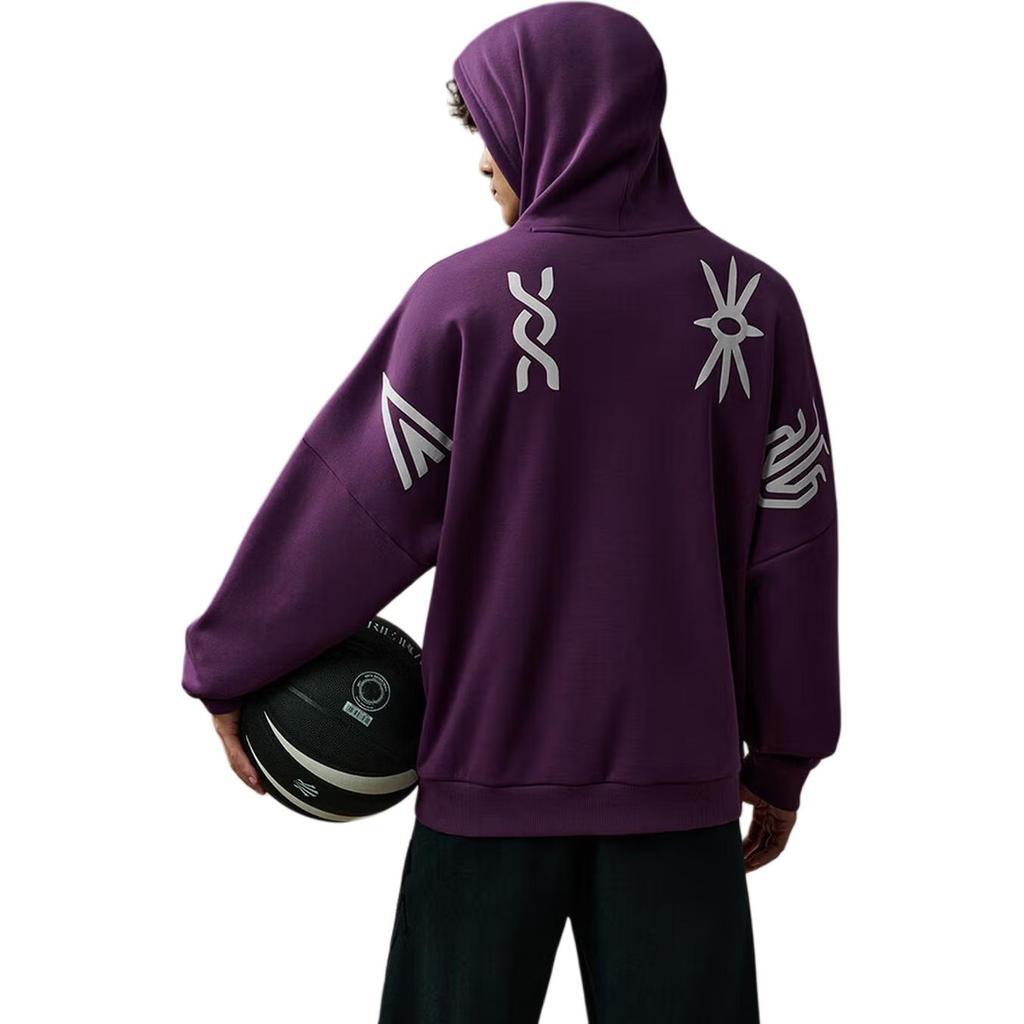 Anta Moletom de Basquete Série Kyrie Confortável Versátil Moderno Caimento Solto Moletons Unissex 172541703S-4
