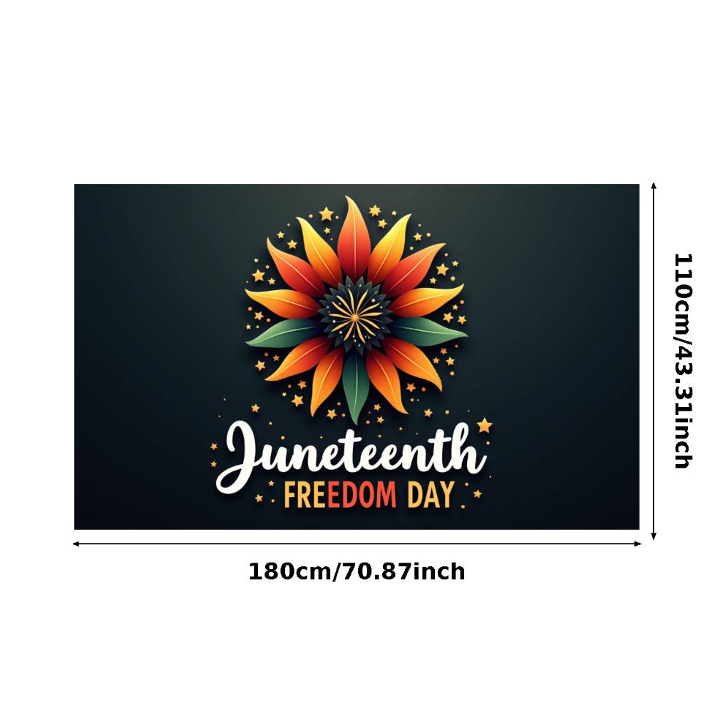 Durable Material Outdoor Banner Cultural Banner Juneteenth Banner for Festival Decoration Community Event Cultural Event