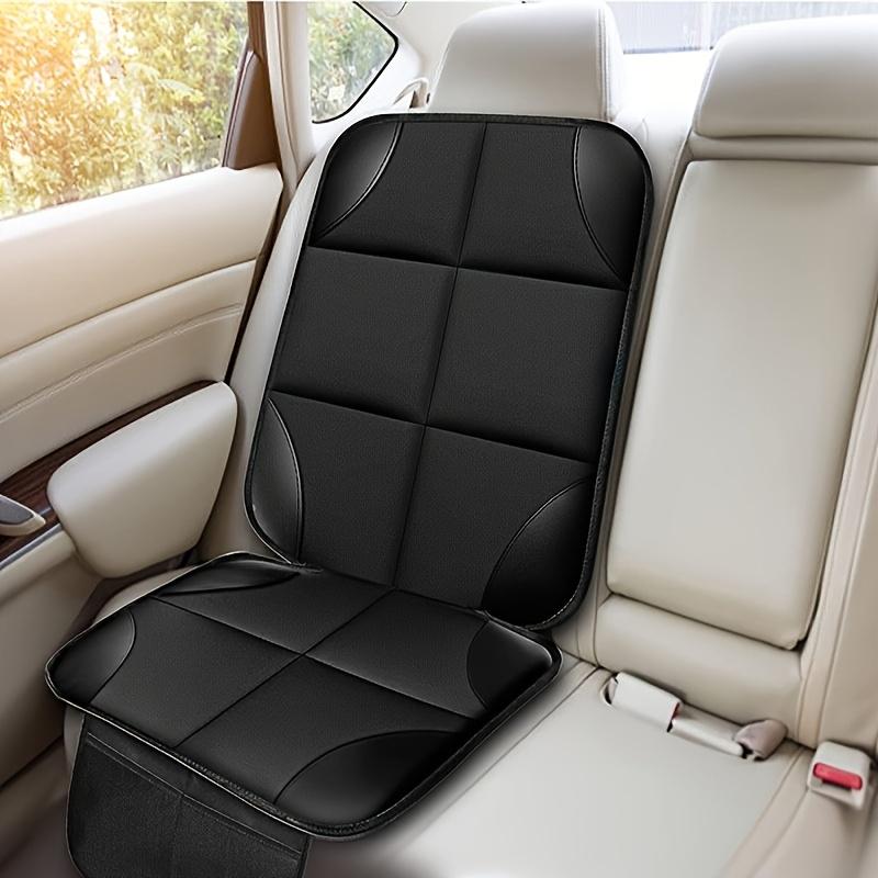 Thicken 600D Fabric Car Seat Protector | Non-Slip Backing, Mesh Pockets, Car Seat Cushion Mat