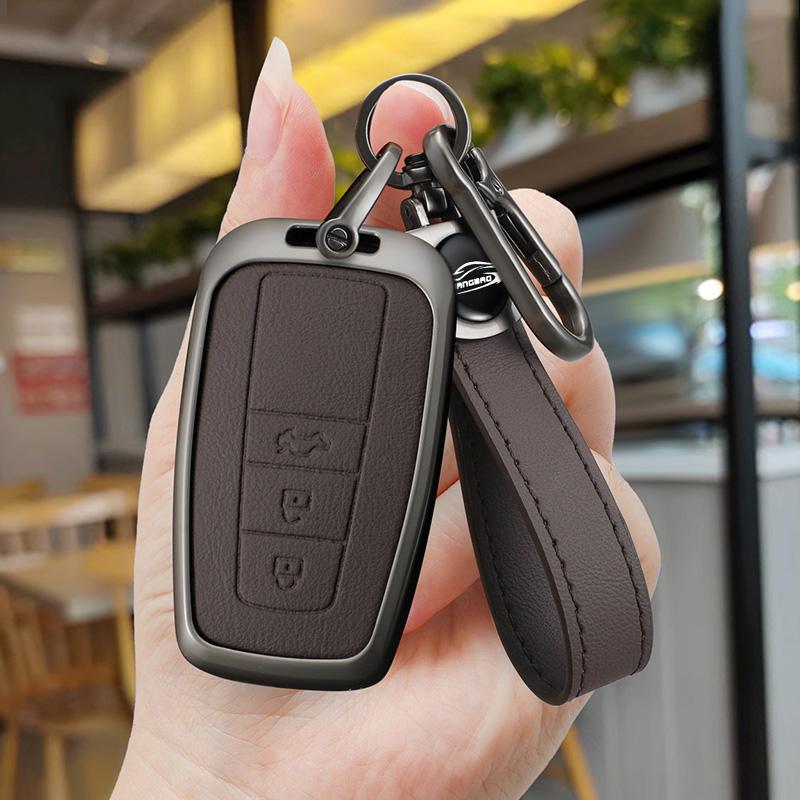 Car Key Case For Toyota Prius Camry Corolla C-Hr Chr Rav4 Prado Izoa Levin Avalon Zinc Shell Cover