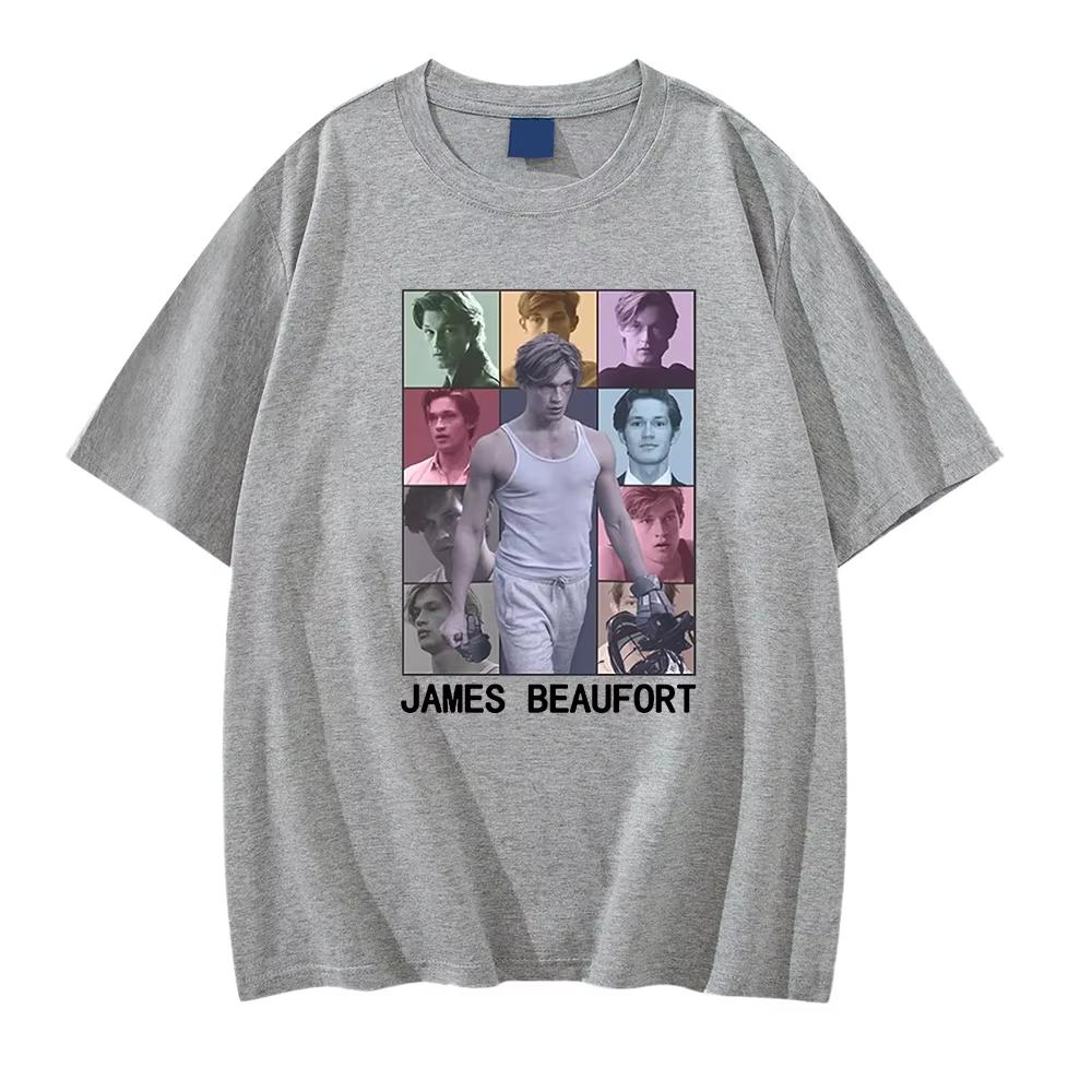 James Beaufort T Shirt Unisex Aesthetic Maxton Hall The World Between Us Tshirt Unisex High Quality Vintage Cotton Tees Shirts Tops