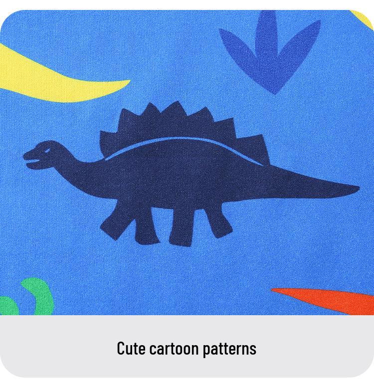 AostaBetty Boys' Casual Summer Short Sleeve Set - European & American Style Two-Piece Homewear