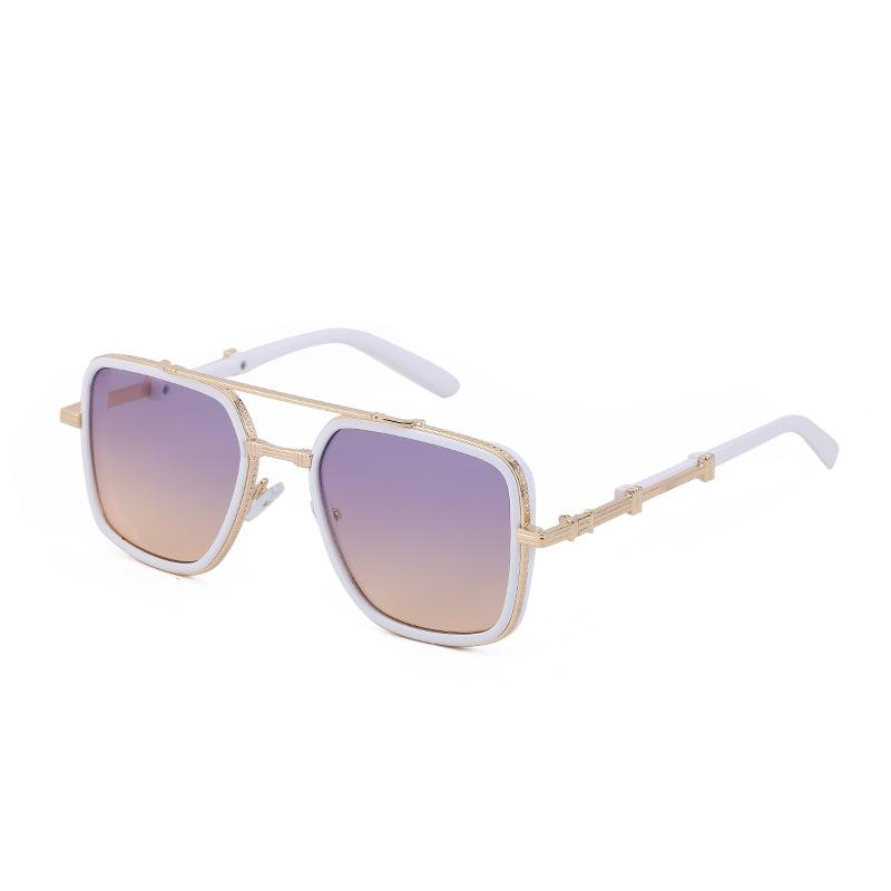 

JYL TS Men s Retro Double-Bridge Square - Hiking Sun-Protective Shades 108A c-3139 маковый