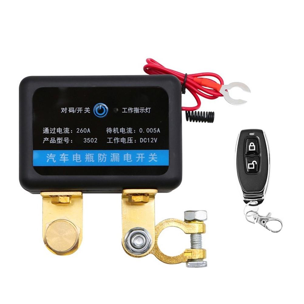 12V Car Smart Remote Battery Disconnect Switch with Wireless Remote for Car Truck SUV Under 1.5L-3.0L Power Off Isolator