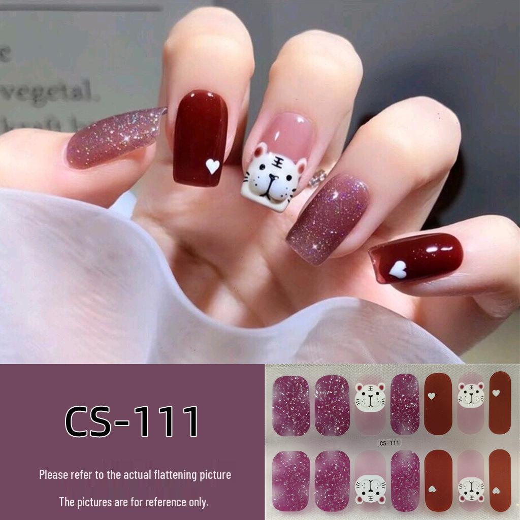 

No-Bake 3D Waterproof Long-Lasting Nail Stickers for Women - Detachable & Wearable