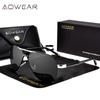 AOWEAR Męskie Okulary Lotnicze Męskie Polaryzacyjne Lustrzane Okulary Przeciwsłoneczne dla Mężczyzny HD Jazda Pilot Okulary Przeciwsłoneczne lunettes de soleil homme