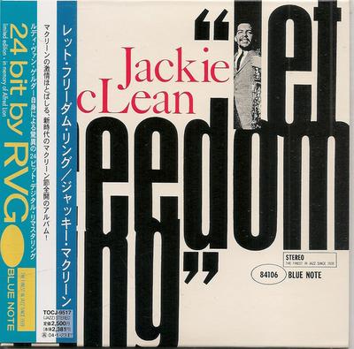 CD JACKIE MCLEAN Let Freedom Ring TOCJ9517 EMI 2003 Japon ObiJazz Occasion