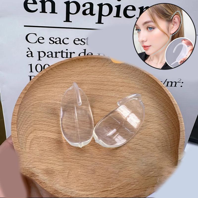 2 Box/4pc Elf Earhook V-Face Wearable Ear Stand Reusable Strong Support Fixed Invisible Earrings Protruding Prominent Correction