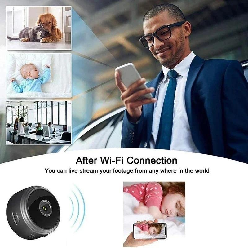 A9 Mini Camera Wireless WiFi Camera Remote Monitor Smart Home Camcorders Video Surveillance Monitoring Security Protection