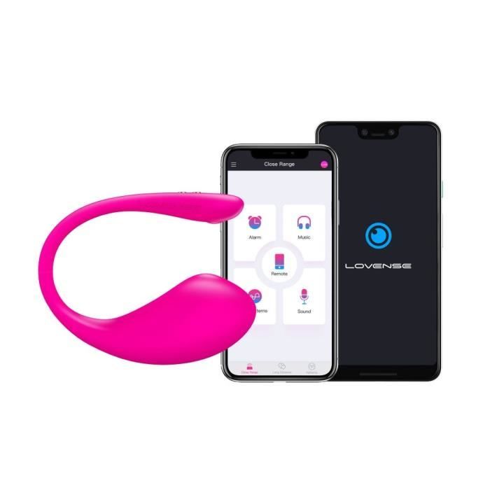 Vibrating Egg - Lush - Lush 3 - Fuchsia - Deep Vibration - Remote Control