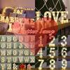 Large Led Light Emitting Alphanumeric Love Standing Sign Decoration For Party Themes And Indoor Decor