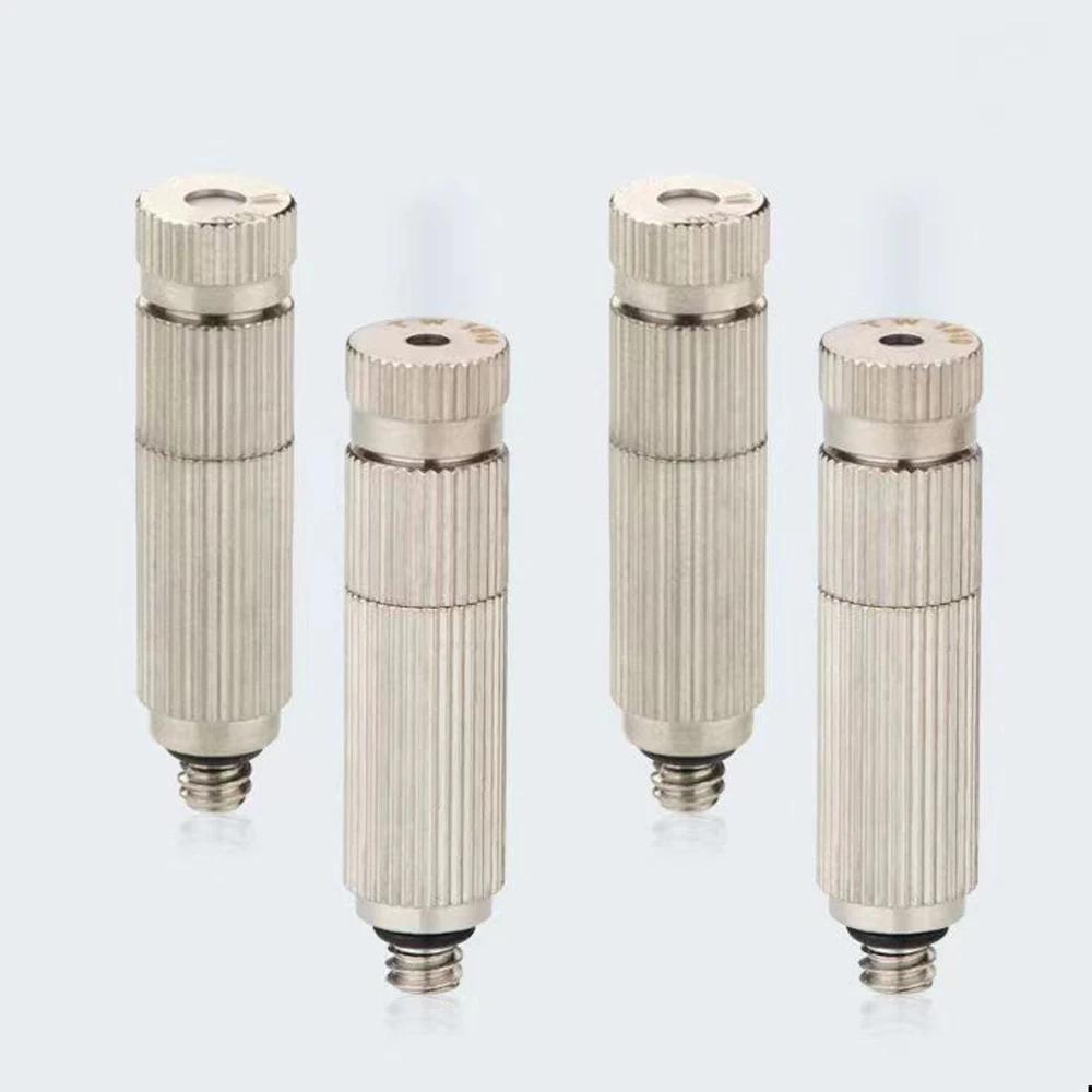 50Pcs High Pressure Garden Water Misting Nozzles With Filter Inside 0.1mm~0.8mm for Garden Agriculture Cooling Humidify
