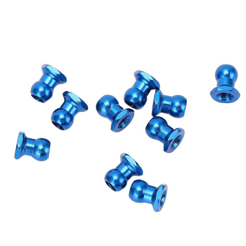 10 SZT. Nakrętka kulowa RC Stop aluminium Głowica kulowa Nakrętka zabezpieczająca RC do Tamiya 53640 Samochody RC serii 110