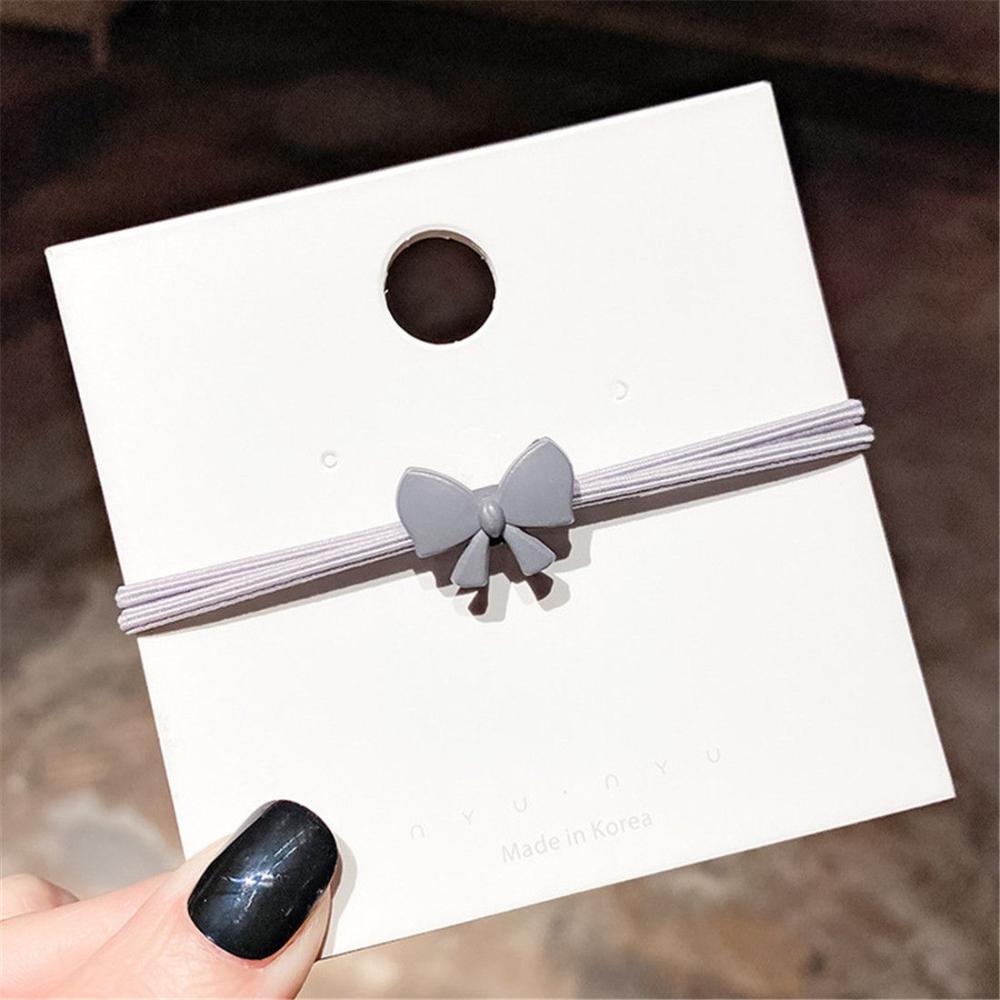 Cute Women Girl High Elastic Bow Hair Tie Rope Hair Ring