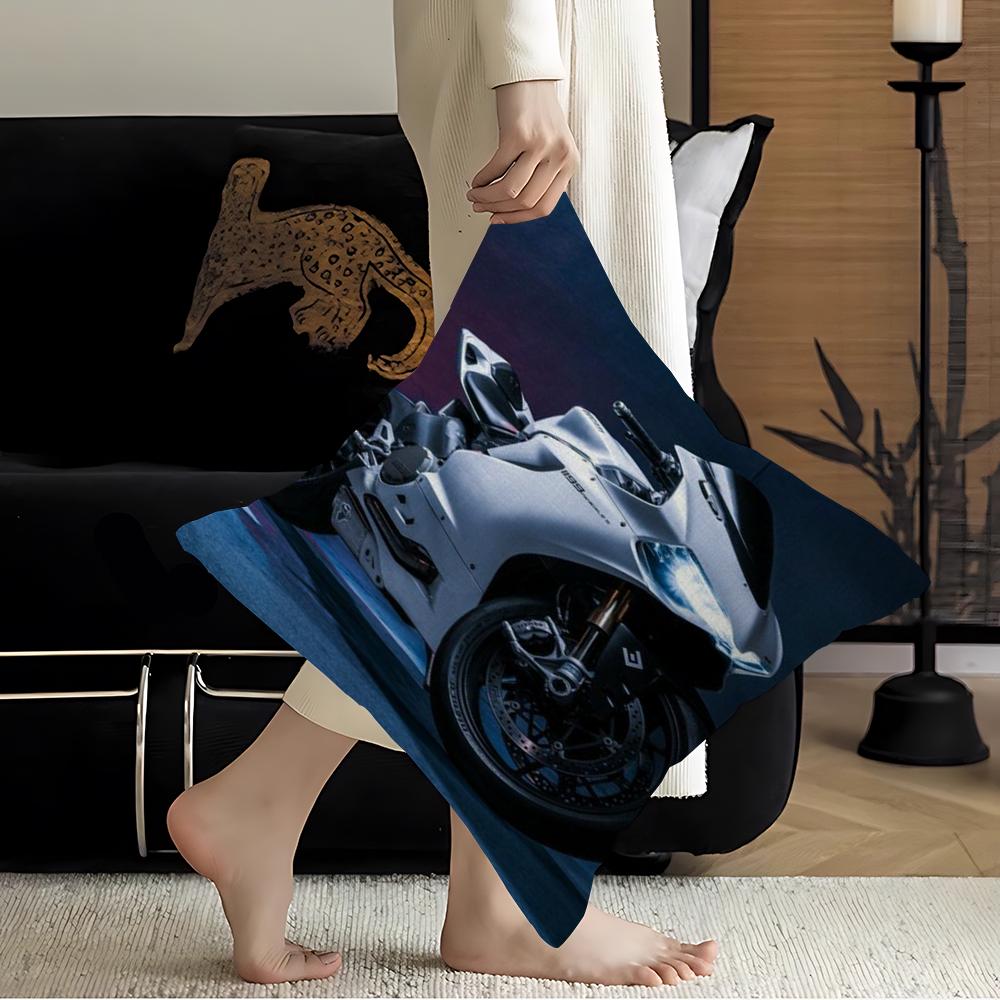 Modern Motorcycle Pillow Cover For Bedroom Room And Living Room Sofa Decorative Cushion Cover