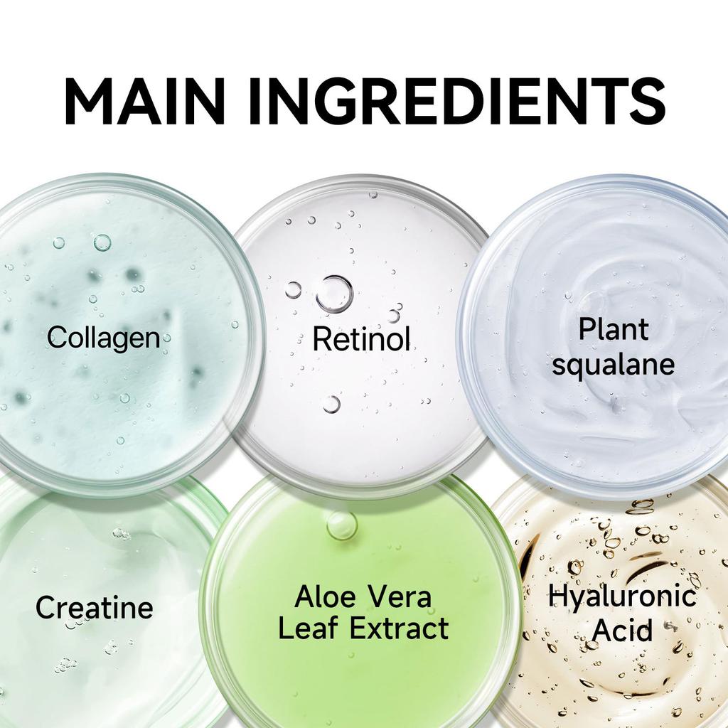 50ml Duckbill Press Bottle Aloe Vera Gel Pro-Peptide Moisturizing Resurfacing Cream Moisturize and Brighten Skin Tone Revitalize and Nourish Hydrate