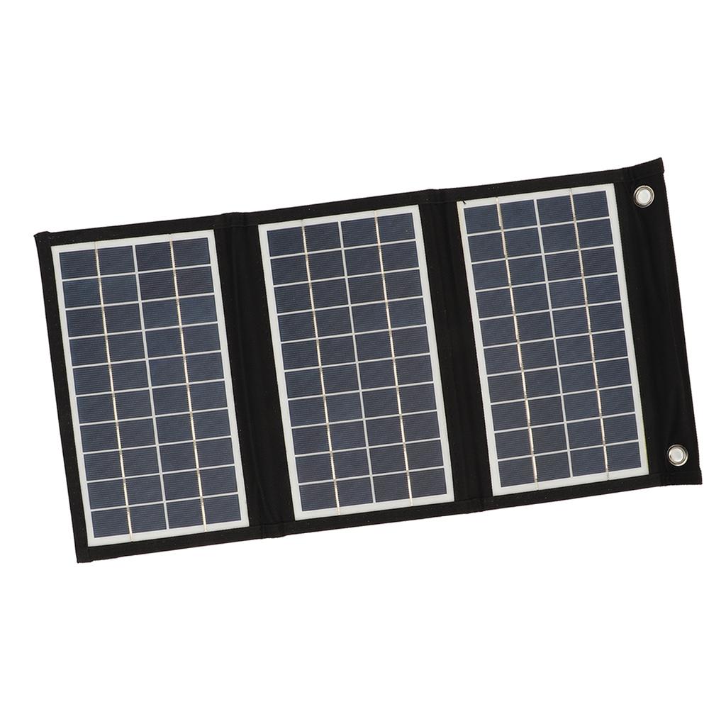 15W 5V Foldable Solar Panel Dual USB High Efficiency Polycrystalline Silicon Solar Charger for