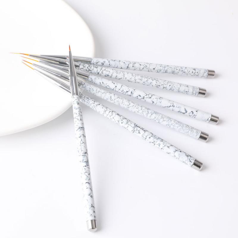 

Японский профессиональный набор кистей для нейл-арта: Кисти для экстра-тонкой детализации, гель-лака и лайнера для салонов