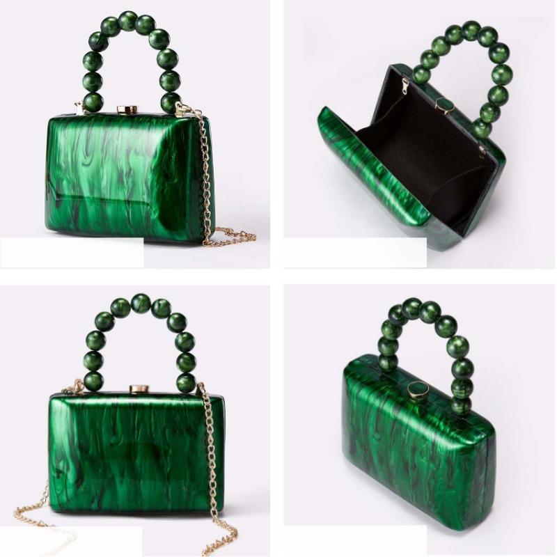 Crossbody Bag New Evening Fashion Handbag Acrylic Shoulder Women's Branded Bags Luxury Designer Korean Peddler Handbags Bucket