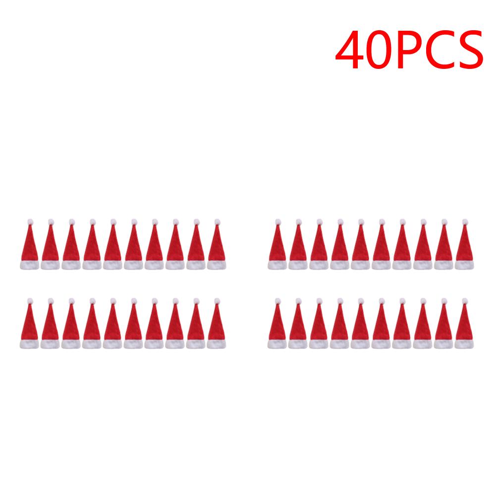 Christmas Candy Hats Classic Decoration Xmas Lollipop Hats Festival Party Supplies Cute Children Gift for Home Dinner Room Table