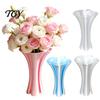 Woondecoratie Accessoires Moderne 3D Geprinte Vaas, Artistieke Bloem Elegante Decoratieve Vaas Tafeldecoratie voor Kunstbloemen, Verse Bloemen