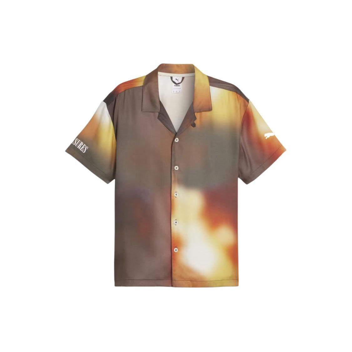 

Рубашка Puma x Pleasures AOP, белые мужские топы Puma, многоцветные 624098-02 XXL