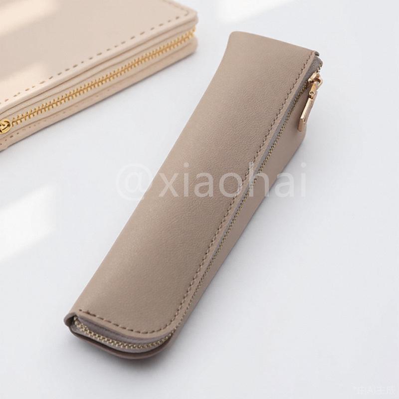 Custom PU Multi-functional Pen Sleeve - Personalized Stationery Storage Bag, Logo Printable