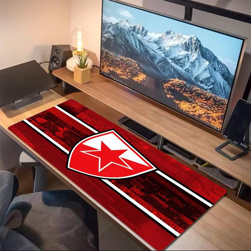 Crvena zvezda Print  Cushion Non-slip Laptop Tablet Big Mousepad XXL Mat Mini PC Playmat With Lock edge