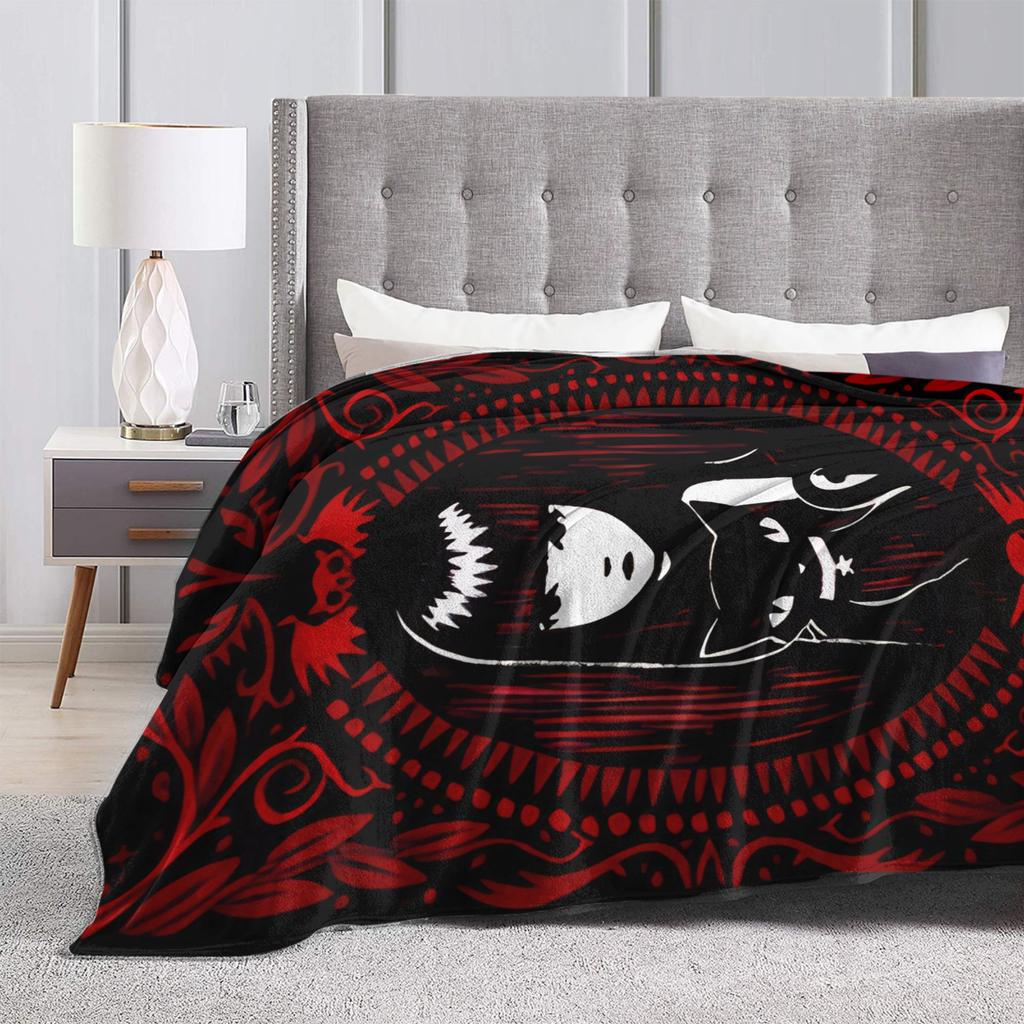 E-Emily the Strange Blanket Cover Poster Art Fuzzy Throw Blankets Home Couch Portable Soft Warm Bedspreads,