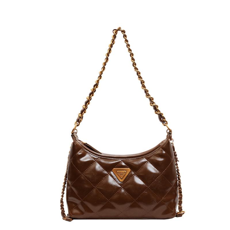 

Korean fashionable niche light luxury high-end texture diamond chain bag casual versatile personalized commuting shoulder messenger bag