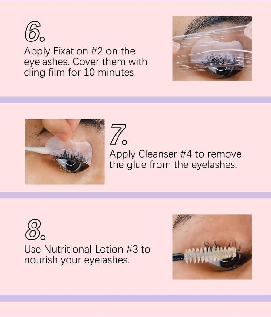 Lash Lift Keratin Perm Kit: Curl & Set Eyelash Kit