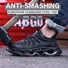 Atmungsaktive Herrenschuhe Anti-Quetsch- und Durchstichschutz Herren Stahlkappe Sicherheitsschuhe Sommer Leichte Schutz-Arbeitsschuhe