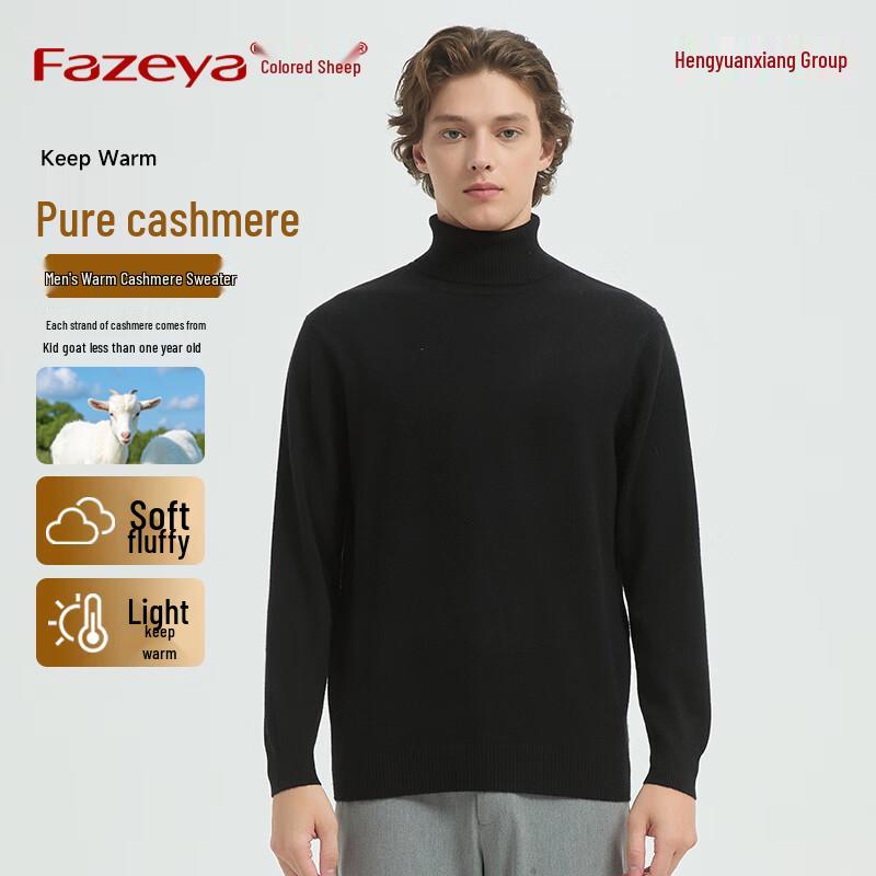 Caiyang 100% Pure Cashmere Men's Pullover Sweater