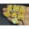 Natural Yellow Lace Agate Matched Pair Fancy Cabochon Gemstone 7 Pair Lot C-3993