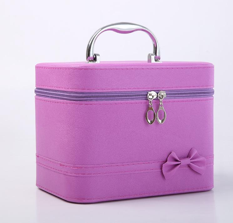 Large Capacity 2024 Summer Women's Cute Korean Makeup Bag - Multifunctional Storage Case