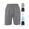 Herren-Shorts in Übergröße für den Sommer, Lässige Passform, Atmungsaktiv, Leicht dehnbar, Tunnelzugbund, Gerades Bein, Jacquard-Stoff