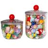 Mengli Transparent Storage Jar with Large Capacity for Figurines, Ornaments, and Food.