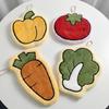 Carrot Hand Towels Vegetables Wall Hanging Rag Creativity Handkerchief  Kitchen Bathroom