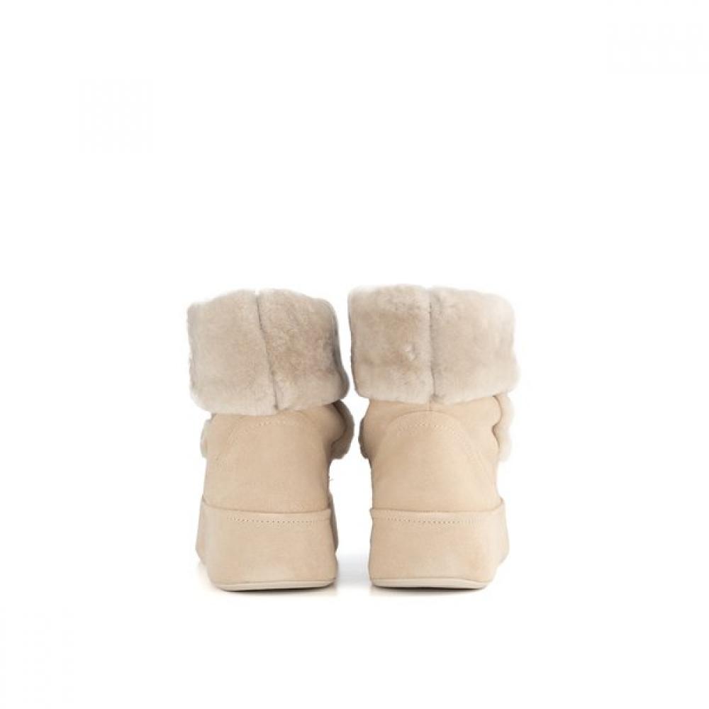 Soda Women Casual Wool Latex Boots Hib410 Ka35  4cm 